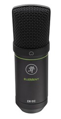 Mackie M Caster Live White Streaming Podcasting Smartphone/USB Mixer+EM-91C Mic