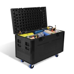 Cable Trunk ATA Road Case Heavy Duty Utility Road Trunk Flight Case with Wheels