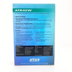 VHF Wireless Lavalier Condenser Microphone Video Camcorder System ATUS ATR45W