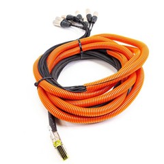 JUMPERZ JDB25-XLRM ZipLine 8-Channel DB25 to XLR Male Audio Snake – 25ft