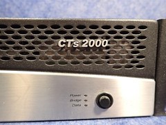 Crown CTs 2000 Two-Channel 1000W Power Amplifier with PIP Card TESTED