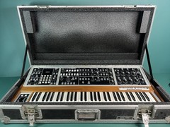Moog Memorymoog Plus + Anvil case W/new Foam Padding “ Serviced”
