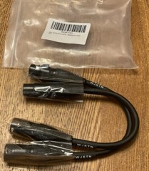 2 XLR M-F 6” WJSTN 3pin XLR Male To Female Microphone Cables XLR to XLR