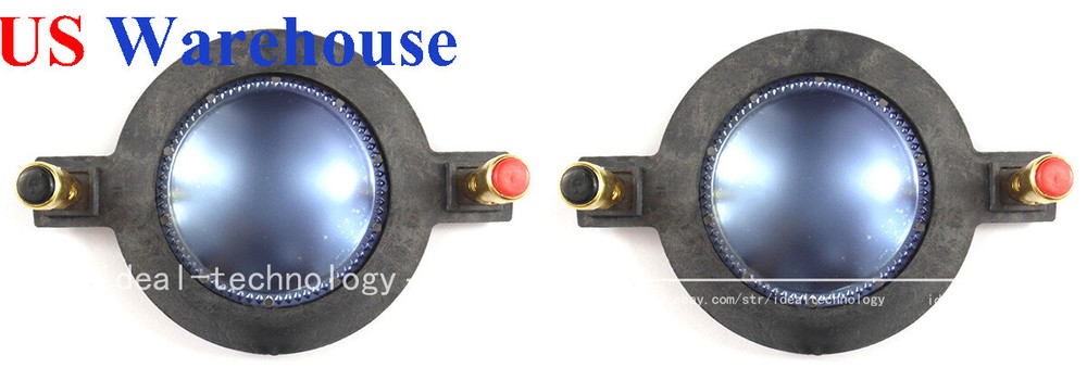 2PCS Replacement Diaphragm for Mackie SRM450 V2 P-Audio Driver DC10/1801-8 US