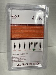B16 J K Pro Headset Headworn Single Earhook Microphone MIC-J S90 D4 Plug