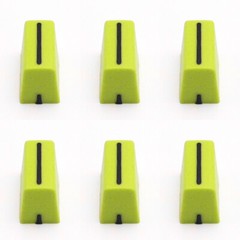 6pcs For DDJ-SX SZ Rane 61 62 64 68 Denon Numark (Green1) Fader Knob Cap