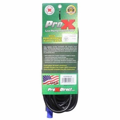 ProX XC-PWCE14-25 25FT PowerCON Blue to Edison Male 14AWG Power Cord