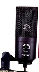 FIFINE T669 USB Studio Condenser Microphone Kit with Accessories Black