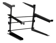Rockville Dual Shelf Laptop+Controller Stand for Novation IMPULSE 61 Keyboard