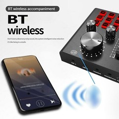 Live Sound Card for Stream 15Effect Usb Audio Mixer Microphone Voice Changer NEW