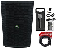 Mackie Thump215XT 15″ 1400 Watt Enhanced Powered DJ PA Speaker+Microphone+Cable