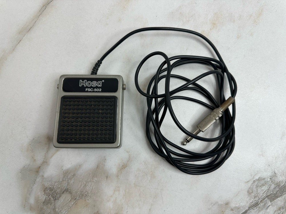 Hosa FSC502 Momentary Footswitch 1/4 TS Used Untested