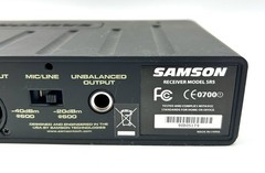 Samson Stage 5 Wireless SR5 ST5 System With Power Cable & Mic Cable Tested