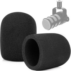 2 Pack Foam Windscreen For Rode Podmic And Compatible Studio Microphones New USA