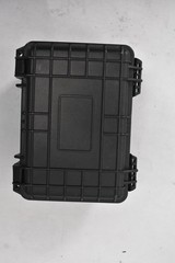 Hardshell Storage Case w Foam Inserts Storage Black Finish w Snap Closures