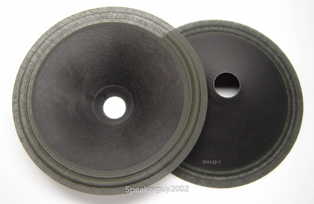 Pr. 12″ Paper Speaker Cones — Recone Parts — 451253-5