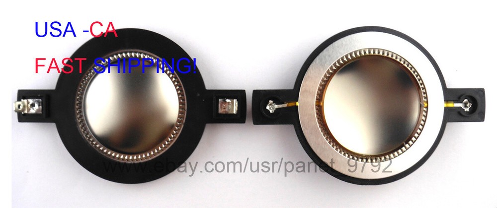 2pc Replace Diaphragm for Behringer 44T60C8, 44T30A8, 44T120A8, B312D US SHIP