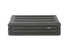 SKB 1SKB-R2U 2U Space Roto Molded Rack w/ Twist Latches & Heavy Duty Handles