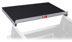 Pro X T-12MRSS 12U x 10U Slant Combo DJ / Mixer Rack Case + Sliding Laptop Shelf