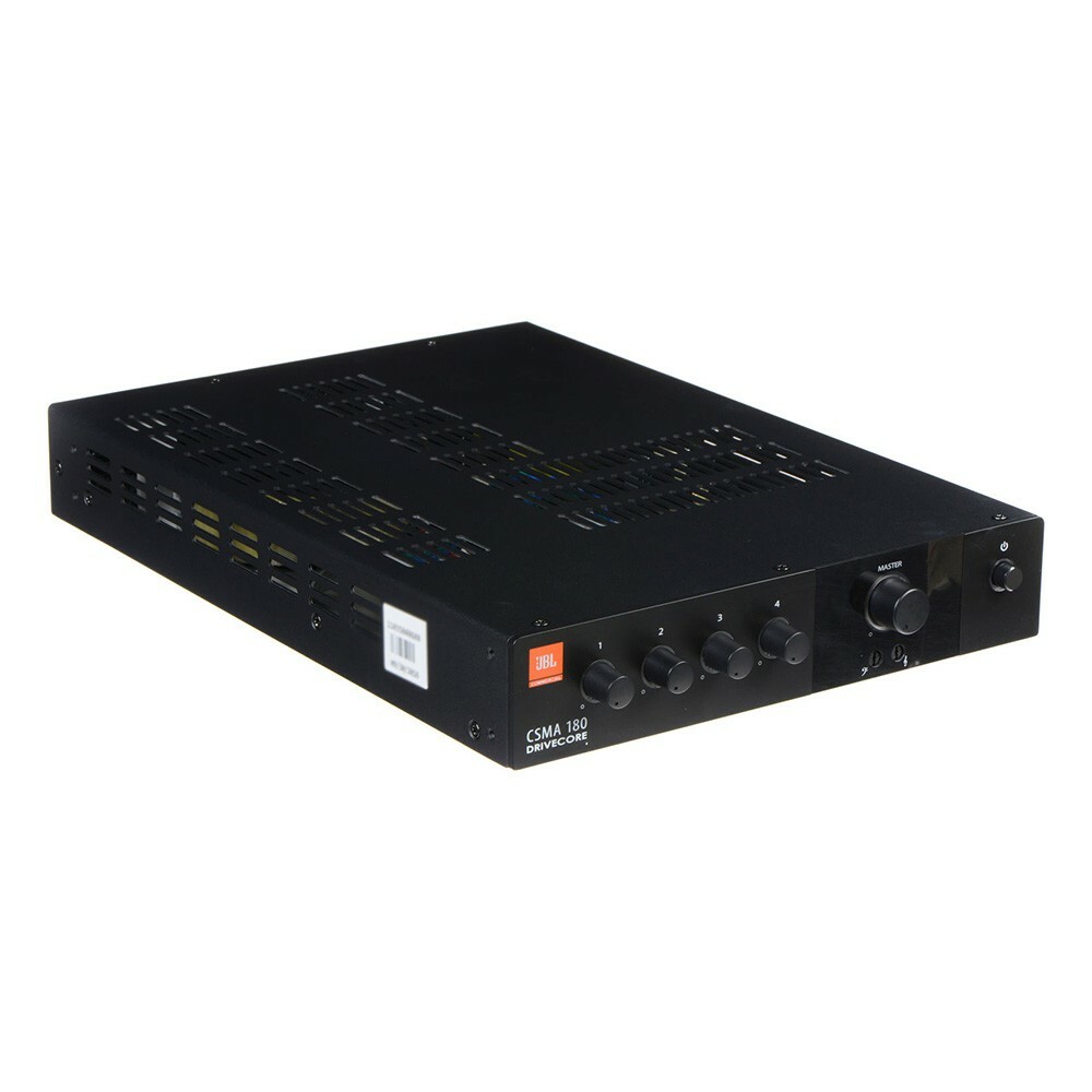 JBL CSMA 180 Commercial Series Mixer Amplifier 80 Watts 4 in / 1 out 70V 100V