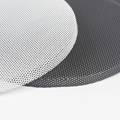 Round Hole Hemmed Metal Iron Mesh Grille Covers Speaker Loudspeaker Horn Repair