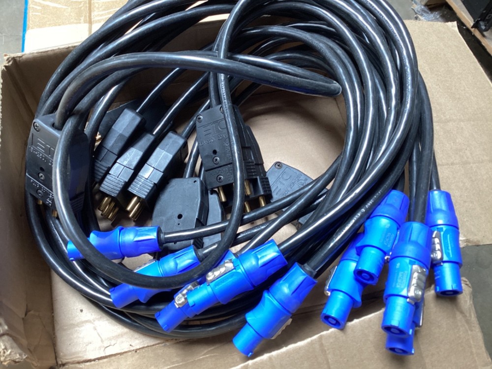 10 pcs NAC3FCA PowerCon Cable Replacement for Neutrik w/ ETC connector
