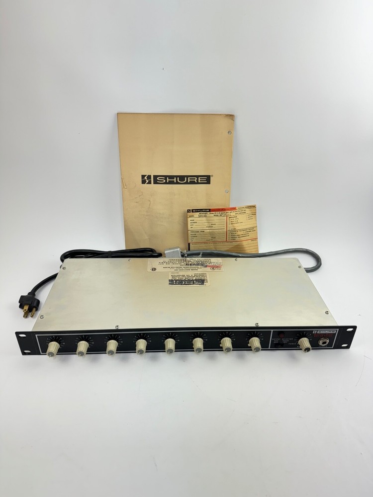 Vintage Shure SR110 Monitor Mixer