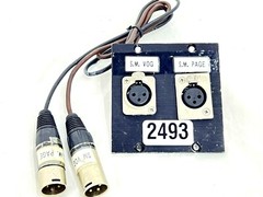 Neutrik 2×2 Female To Male 3Pin XLR Rack Plate Panel #2493 (One)