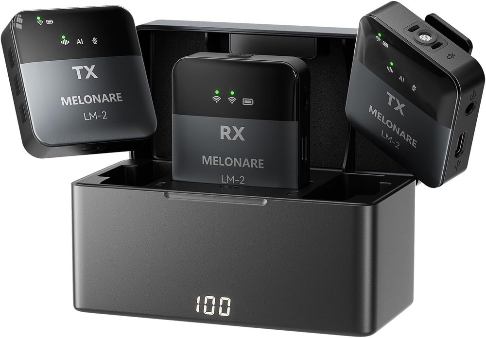 Melonare LM-2 Wireless Michrophone System NEW (Black)