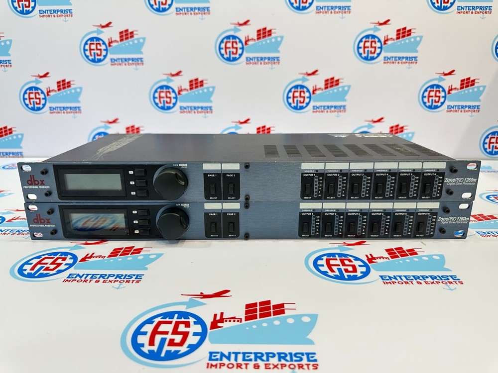 dbx ZonePro 1260m 12×6 Digital Zone Processor ( CONDITION NOT WORKING )