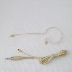 Pro Ear Headset Microphone for Wireless BletPack 3.5mm Lock Detachable Cable