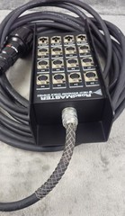 Pro Co RoadMaster 16 x 4 Channel Snake 40′ Helix Cable Ten 47 Tourline Connector
