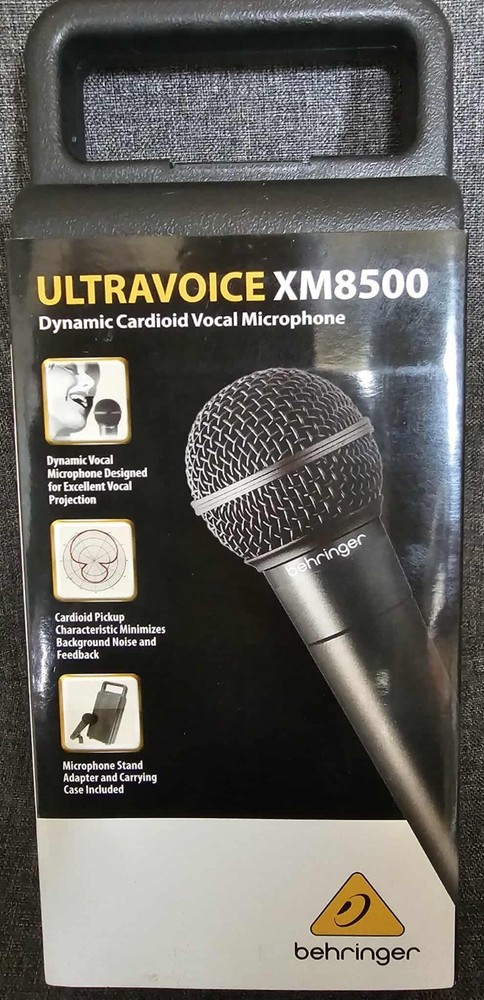 Behringer ULTRAVOICE XM8500 Dynamic Cardioid Vocal Microphone – Brand New Opened