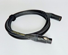 XLR MIC CABLE – MOGAMI 2549 – NEUTRIK Black/Gold choose your length!
