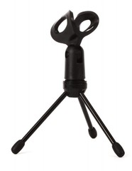 Mini Tripod Desktop Microphone Stand Clip Wired Mics Collapsible GFW-MIC-0250