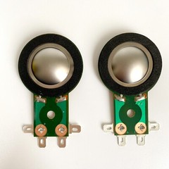 2 Aftermarket Titanium Diaphragm for Mackie THUMP 15BST, 12BST Tweeter Driver 8Ω