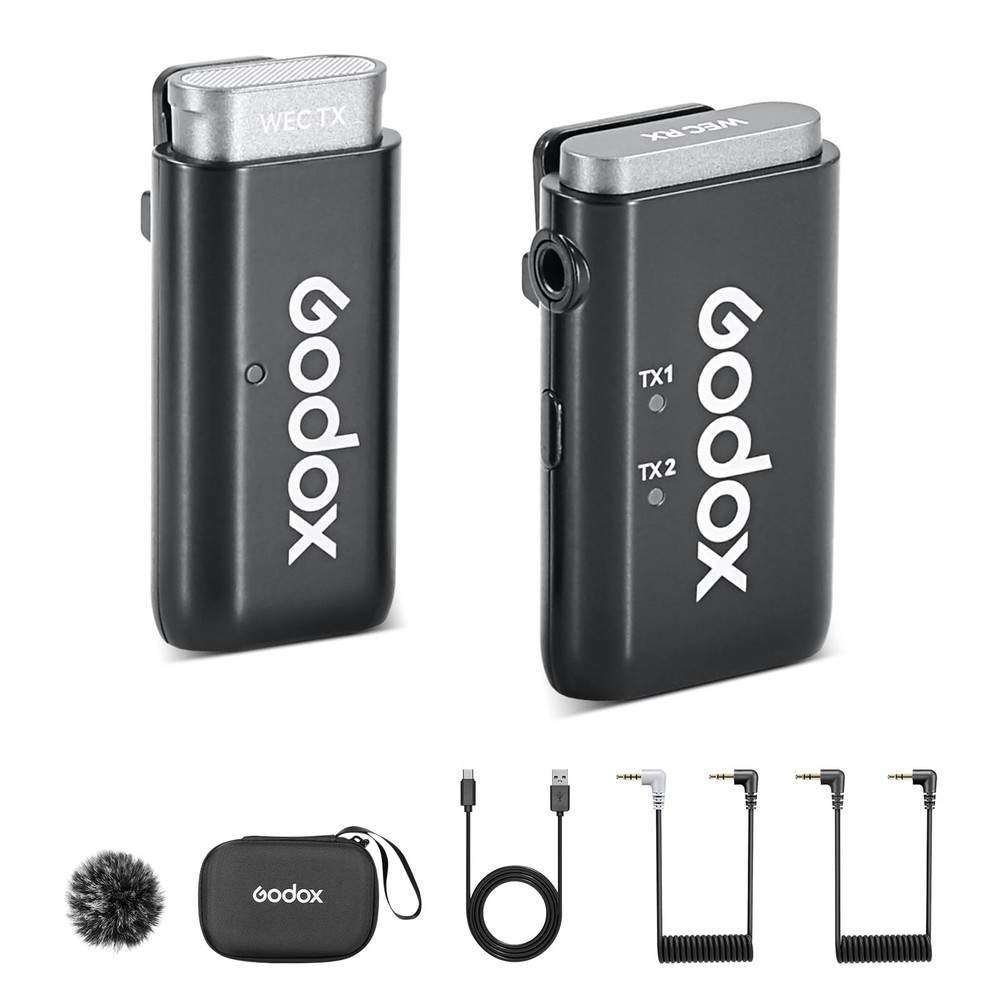 Wec kit1 Wireless Microphone for /PC/Android/iPhone, Wireless Lavalier mic wi…