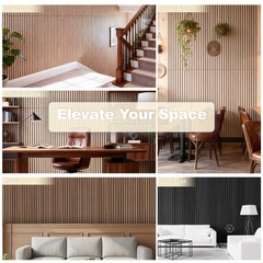 WoveN SounD Acoustic Wall 10 Pack, 47.2×23.6 inch, 10 Natural Oak, Slat