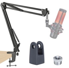 HyperX QuadCast Boom Arm with Microphone Mount Adapter Silver