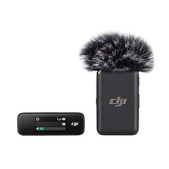 DJI Mic (1 TX + 1 RX) Wireless Lavalier Microphone 250m (820 ft.) Range