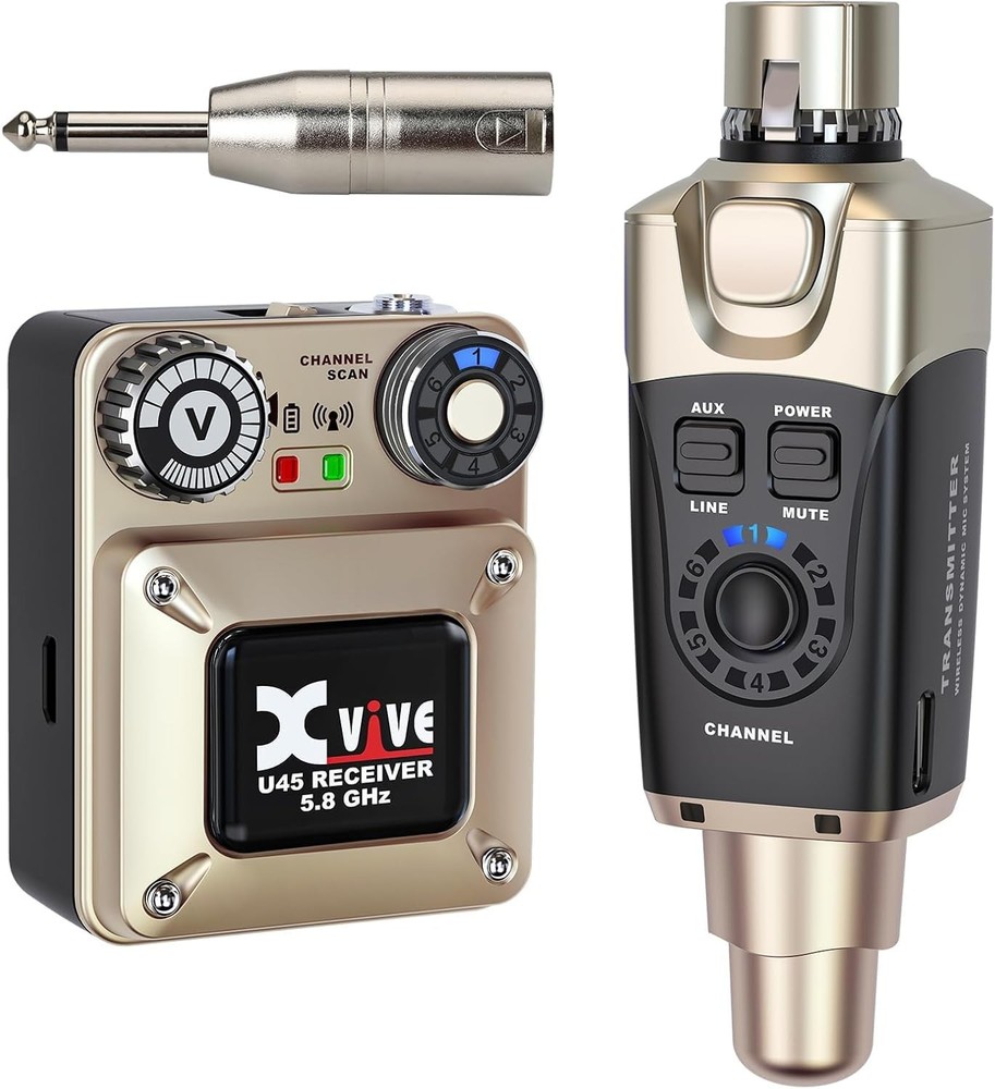 Xvive U45 Wireless in Ear Monitor System 5.8ghz IEM Transmitter