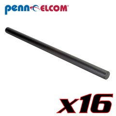 16 Penn Elcom M154306 Heavy-gauge Steel Tube For Cabinets 26″x 1-3/8″ end caps