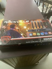 Rockville RWM90U Quad Wireless Microphone System