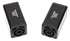 (2) Two Genuine NEUTRIK NL8MMXX Female 8 Pin SpeakON Coupler Adapter