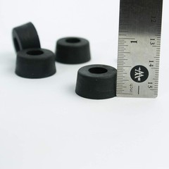4x Quality Rubber Feet for Guitar Amps Speaker Cabinets etc, dim 19mm