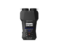 Zoom H1 XLR 2-Channel Recorder for Musicians, Filmmakers & 128 x 64, black
