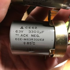 Matsushita 63v 3300uf Aluminum Electrolytic Capacitor **vtg ROSS PC-6130 PARTS**