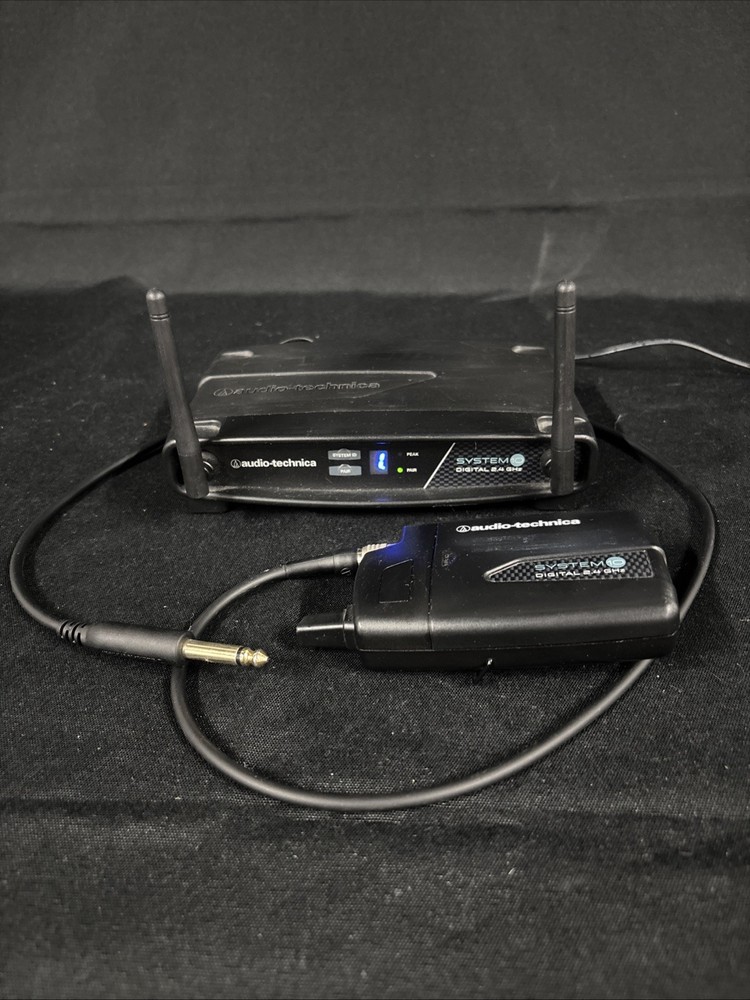 Audio-Technica System 10 ATW-1101 Digital Wireless Guitar System Tested Works