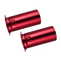 9pin Vacuum Tube Socket 53mm Shield for 12AX7 12AU7 Tube Red 2pcs