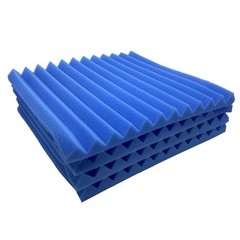12 Pack 1″ X 12″X 12″Blue Acoustic Foam Panels Sound Proof Foam Panels for Walls